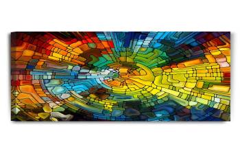 Abstract Art(Stained Glass Pattern) 30X24 X1.5