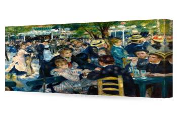 Bal Du Moulin De La Galette by Pierre-Auguste Renoir; 30X24 X1.5