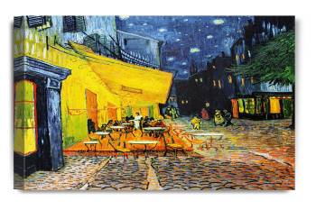 Cafe Terrace At Night By Vincent Van Gogh 16X20"