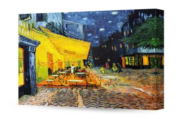 Cafe Terrace At Night by Vincent Van Gogh; 20"X16"