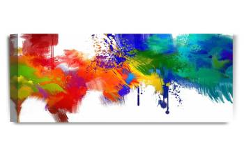 Colorful Paint Abstract Wall Art 20X16