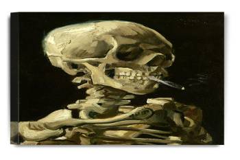 Head Of A Skeleton With A Burning Cigarette by Vincent Van Gogh 16"X20"