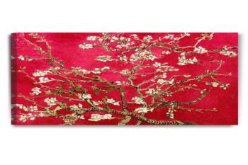 Red Almond Blossom Tree by Vincent Van Gogh 30X24 X1.5