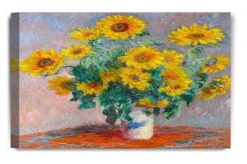 Sunflowers by Claude Monet; 20"X16"