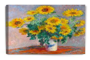 Sunflowers by Claude Monet; 30''X24"