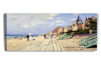 The Beach at Trouville, Claude Monet 30x24"