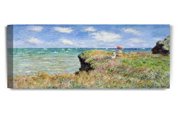 The Cliff Walk At Pourville by Claude Monet 20x16"