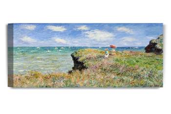 The Cliff Walk At Pourville by Claude Monet 24X20