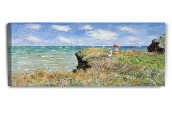 The Cliff Walk At Pourville by Claude Monet; 30"X24"