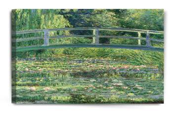 The Japanese Bridge (The Water-Lily Pond) By Claude Monet; 24"X30"X1.5"