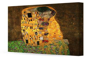 The Kiss by Gustav Klimt 24x30"x1.5"