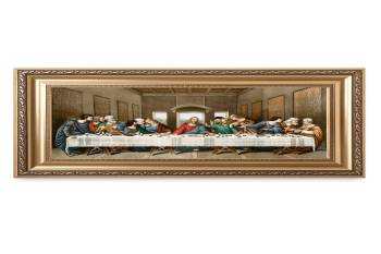 The Last Supper by Leonardo Da Vinci 24X12, Framed Size: 29X17