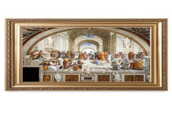 The School of Athens by Raphael 24x20", Finished size: 30x26"