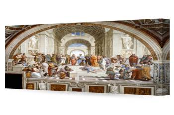 The School Of Athens by Raphael; 30X24 X1.5