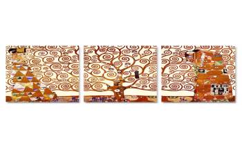 The Tree Of Life By Gustav Klimt (Triptych) 48X24