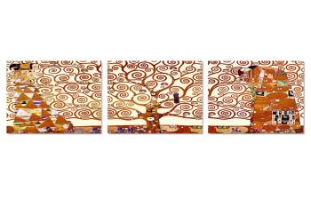 The Tree Of Life By Gustav Klimt (Triptych) 60X30