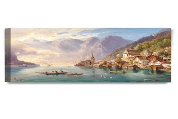 View of Hallstatt By Johann Varrone. 30"x20"