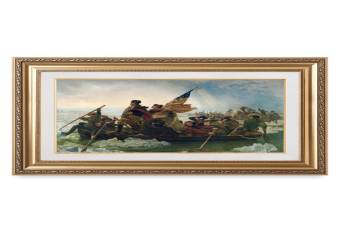 Washington Crossing the Delaware by Emanuel Leutze. 36x26"