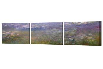 Water Lilies 1914 In Giverny (Triptych) By Monet 3Pcs/Set X 16X20