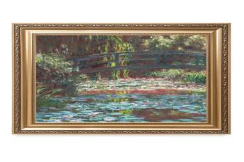 Water Lily Pond 1900 by Claude Monet; Framed Size: 30"X30"