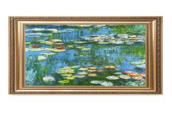 Water Lily Pond 1914 by Claude Monet; Framed Size: 30"X30"