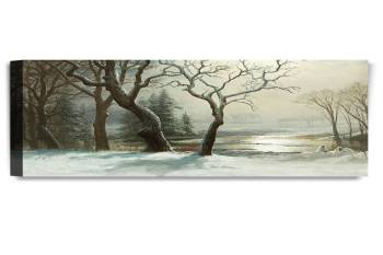 Winter in Yosemite by Albert Bierstadt. 30"x20"x1.5"